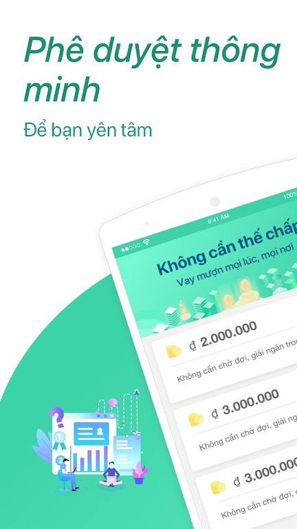 Hình ảnh minh họa app vay uy tín