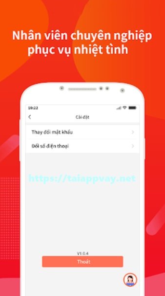 Hình ảnh minh họa app vay uy tín