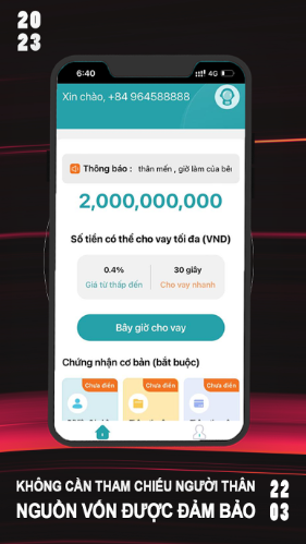 Hình ảnh minh họa app vay uy tín