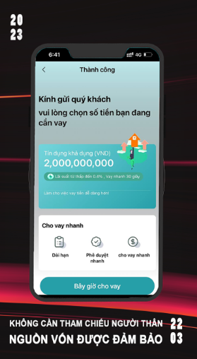 Hình ảnh minh họa app vay uy tín