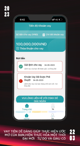 Hình ảnh minh họa app vay uy tín