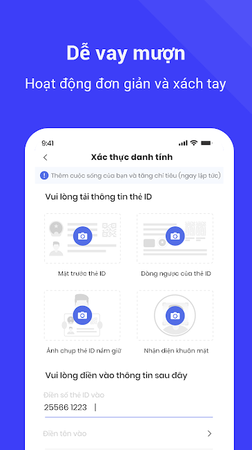 Hình ảnh minh họa app vay uy tín