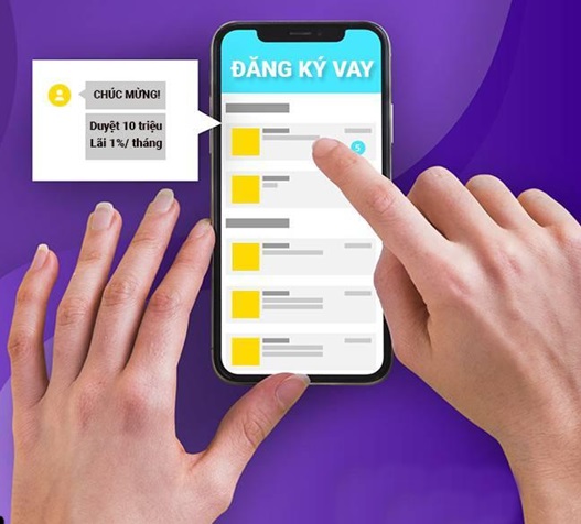 Hình ảnh minh họa app vay uy tín