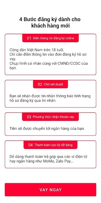 Hình ảnh minh họa app vay uy tín