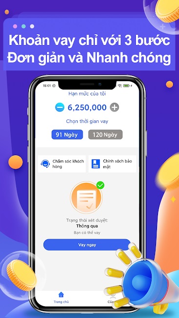 Hình ảnh minh họa app vay uy tín