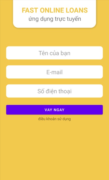 Hình ảnh minh họa app vay uy tín