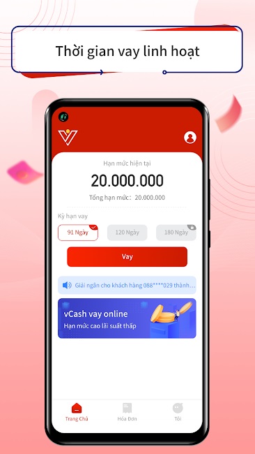 Hình ảnh minh họa app vay uy tín