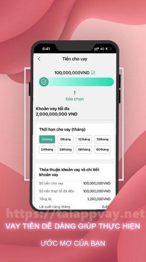 Hình ảnh minh họa app vay uy tín