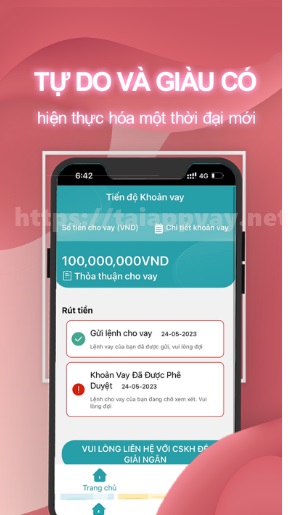 Hình ảnh minh họa app vay uy tín