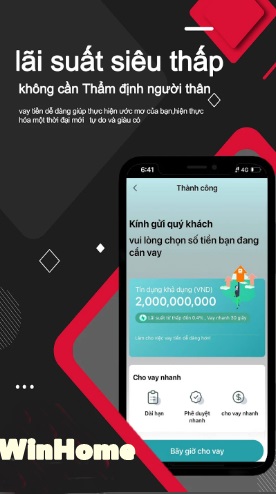 Hình ảnh minh họa app vay uy tín