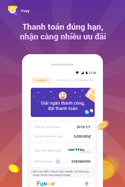 Hình ảnh minh họa app vay uy tín