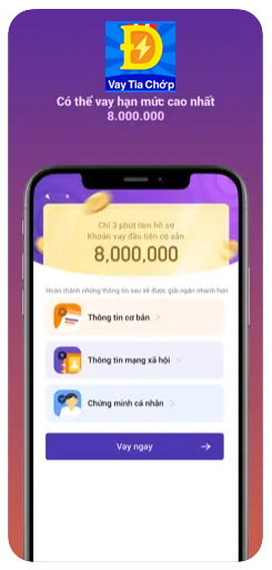 Hình ảnh minh họa app vay uy tín